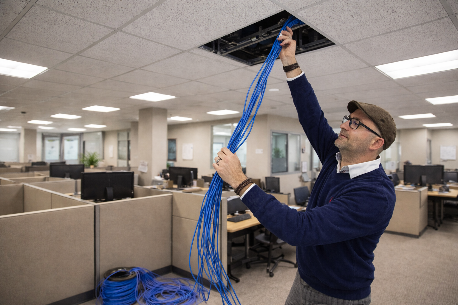 Professionele netwerk installatie voor stabiele en veilige bedrijfsnetwerken Bedrijfsnetwerk laten installeren door ICT specialist