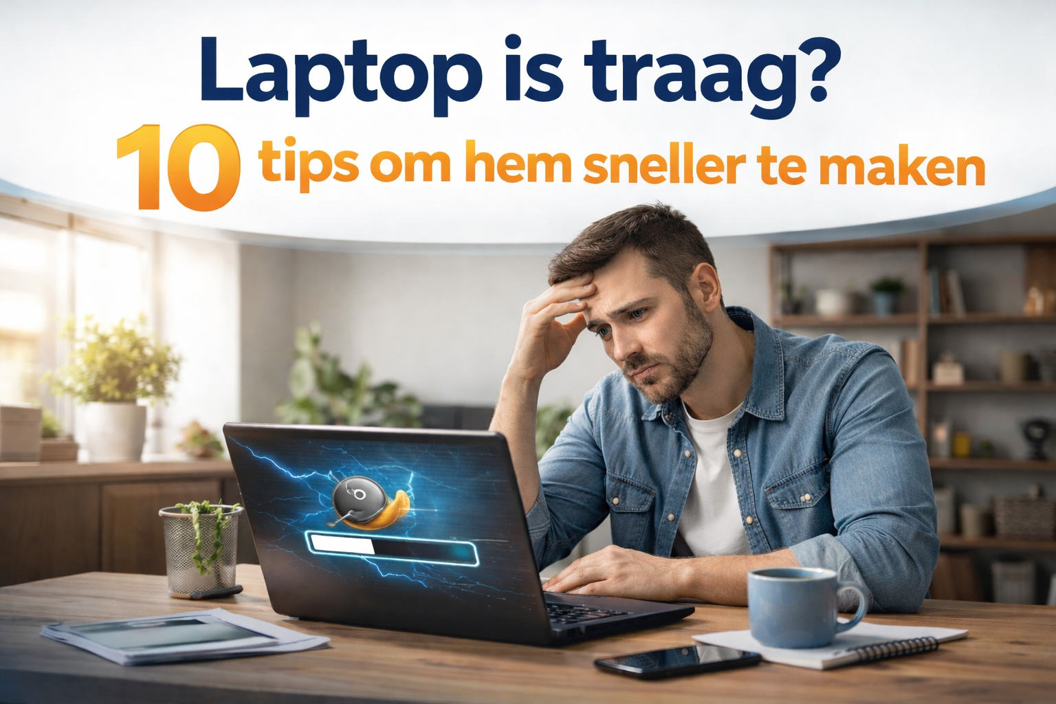 Problemen met langzame laptop en frustratie gebruiker