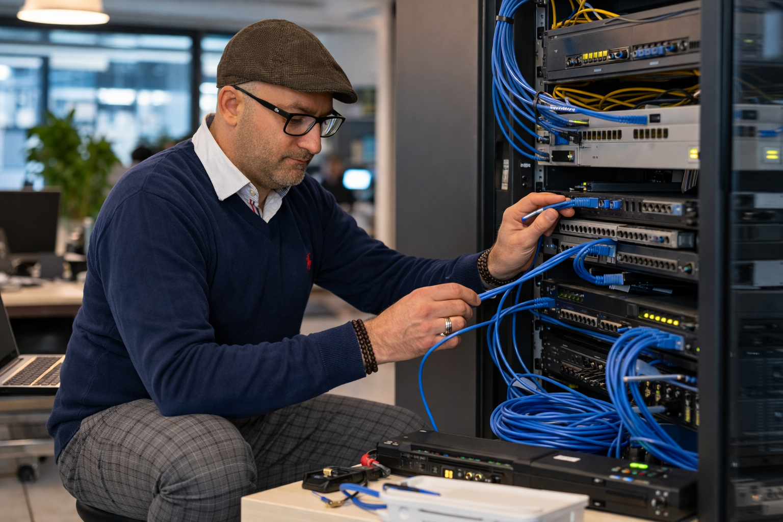 Netwerk Installatie – Quickly ICT Professionele netwerk installatie voor bedrijfsnetwerken
