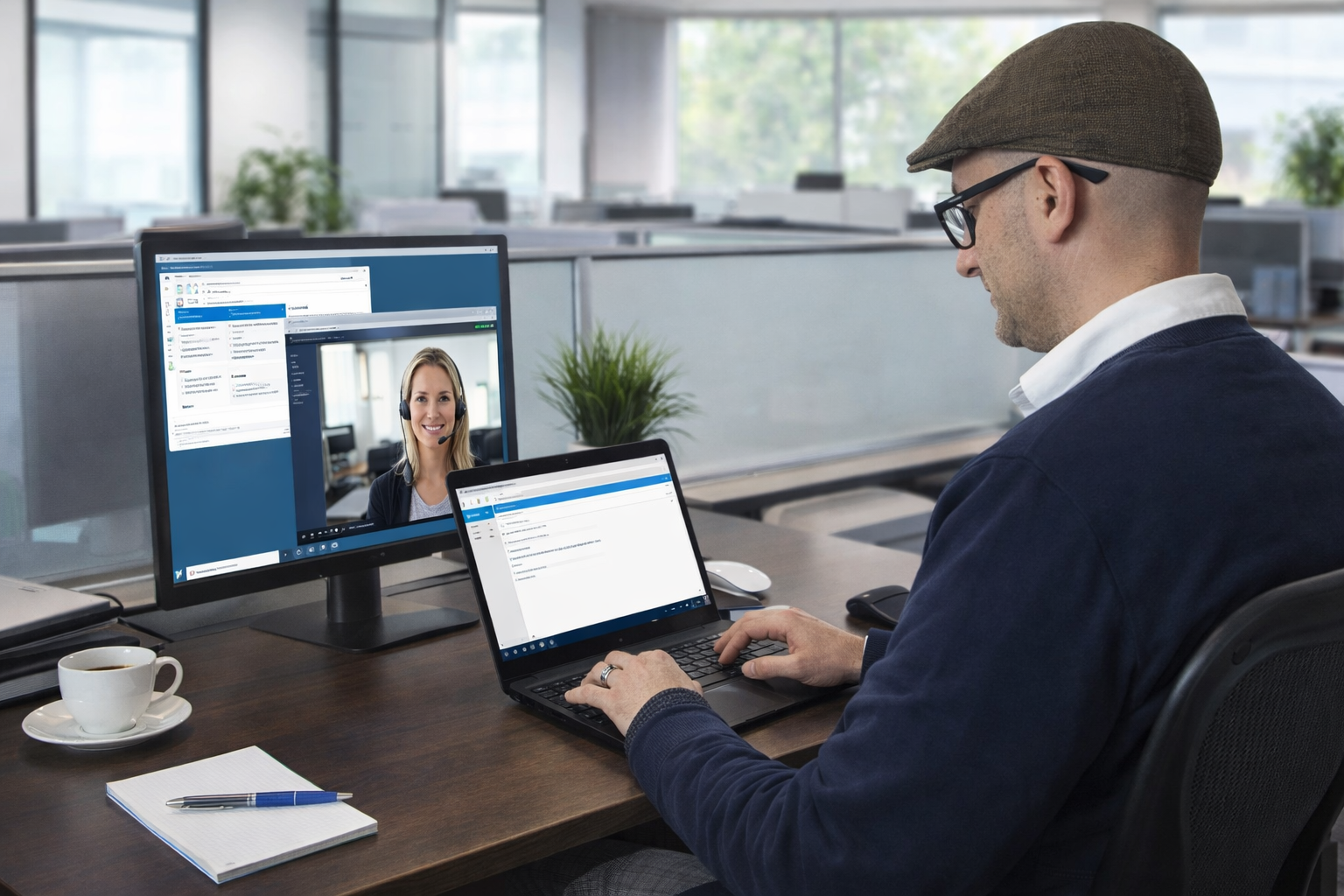 Snelle computerhulp op afstand van Quickly ICT