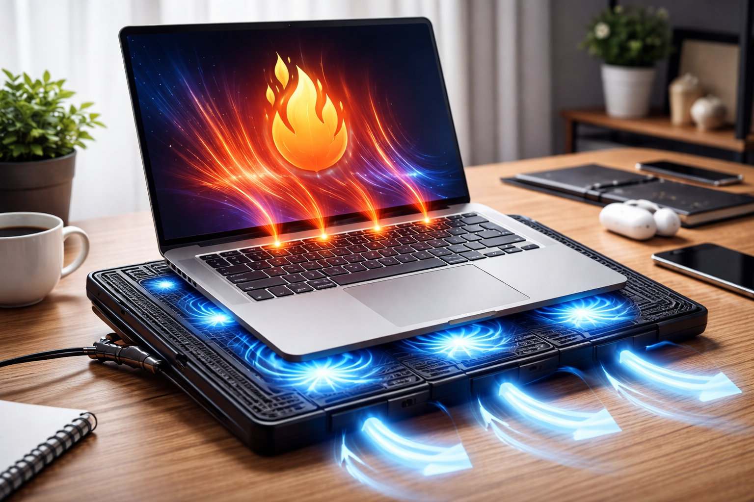 Laptop koeler gebruiken tegen hitteproblemen