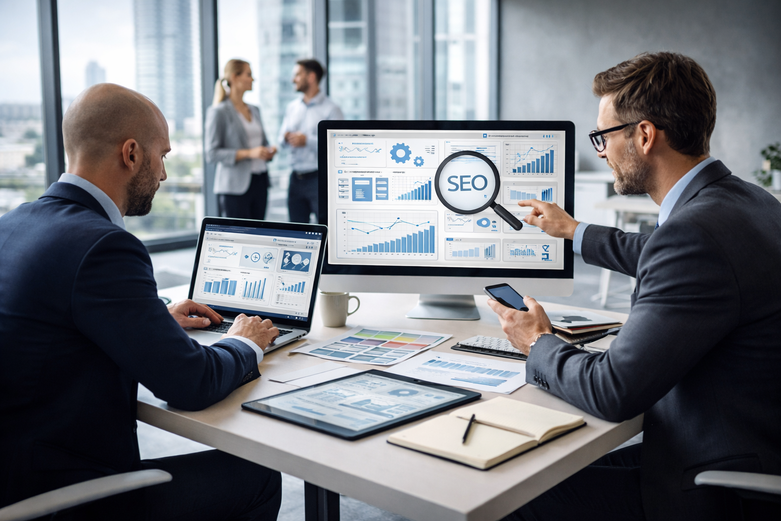 SEO-vriendelijke website laten maken door professionals in een zakelijke omgeving