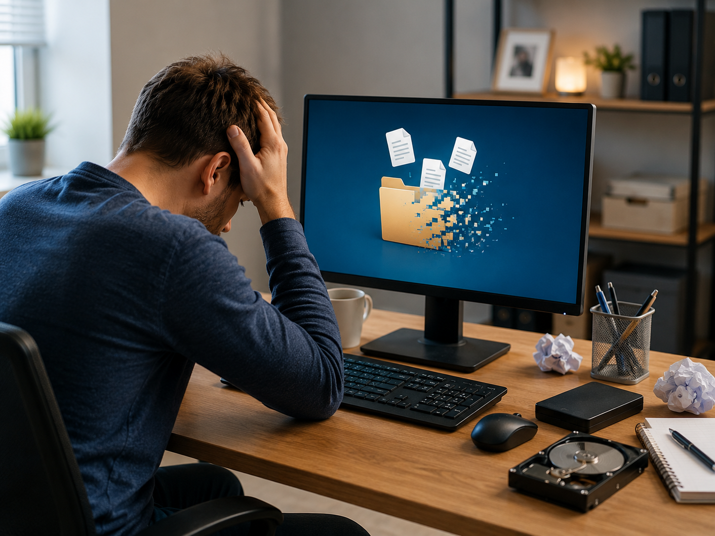 Data recovery in Windows voor het herstellen van verwijderde bestanden