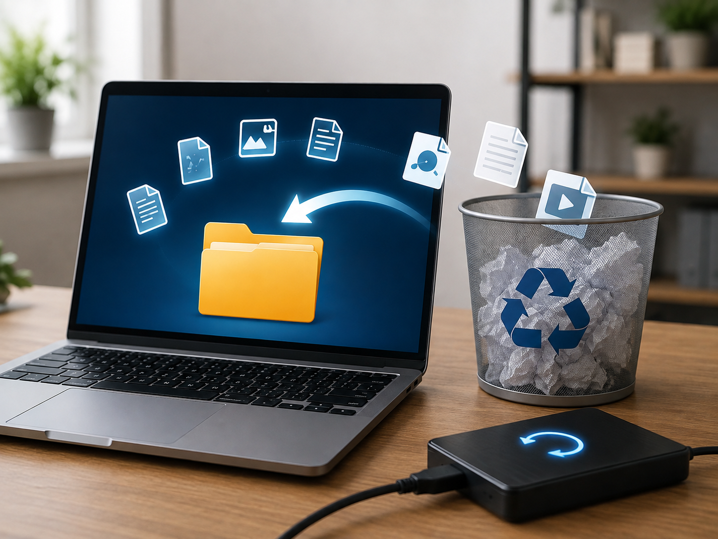 Verwijderde bestanden terughalen op een Windows-computer