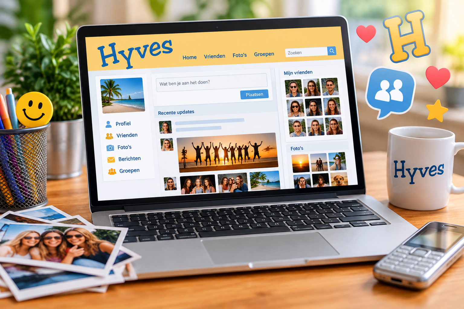 Hyves is terug in 2026 Hyves is terug in 2026 als Nederlands sociaal netwerk