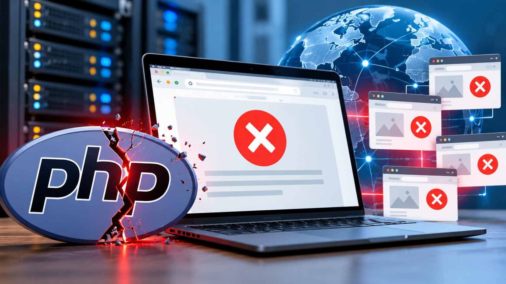 PHP-softwarelek: websites offline door beveiligingslek PHP-softwarelek zorgt voor websites die offline zijn in 2026